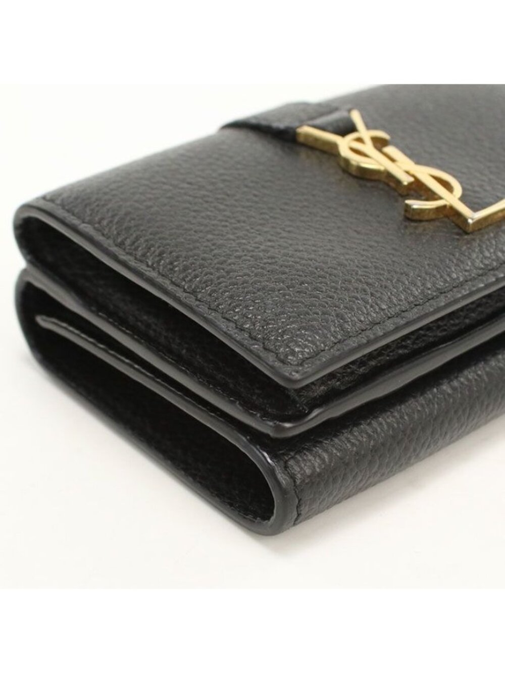 Saint Laurent Origami Tiny Wallet YSL Line Trifold Calfskin - Picture 7 of 7